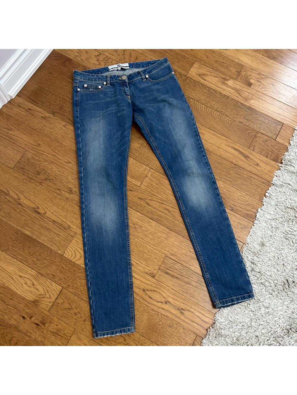 Elisabetta Franchi low rise skinny jeans premium denim size 28